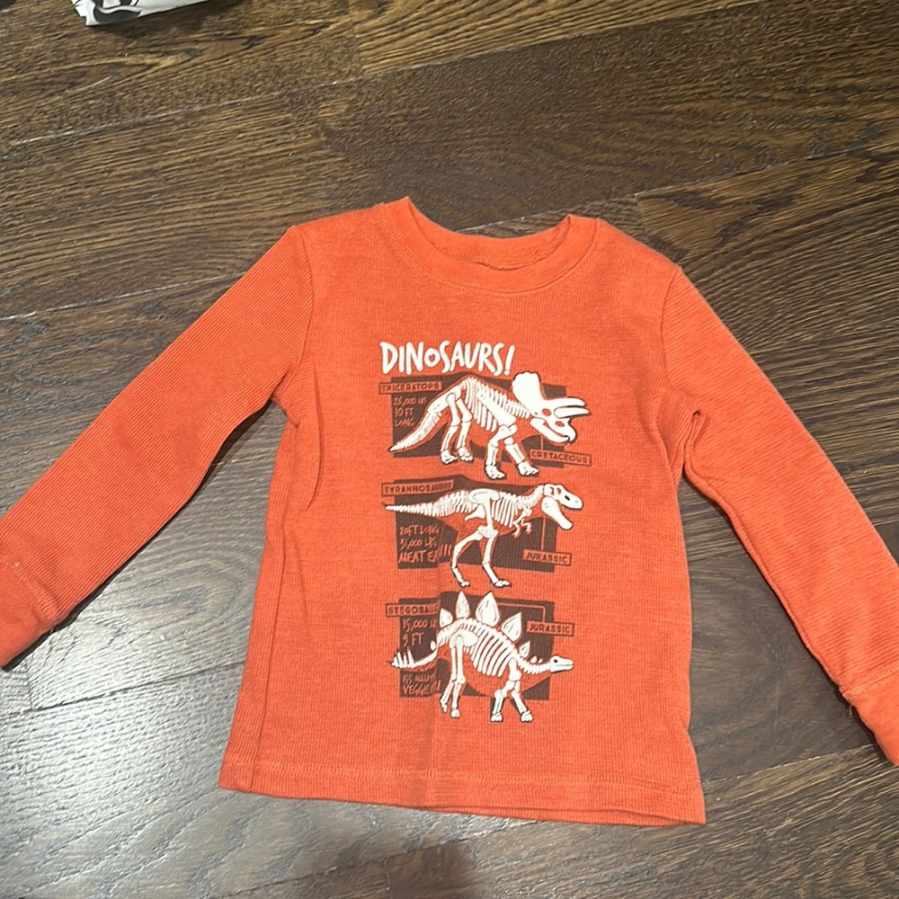 Long sleeve thermal - dinosaurs - 3T